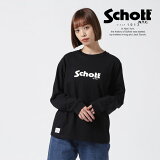 SALE |SALE |Schott/å |Women'sBASIC LOGO LS T-SHIRT/١å  T ʤˤĤԲĢʤˤĤԲ