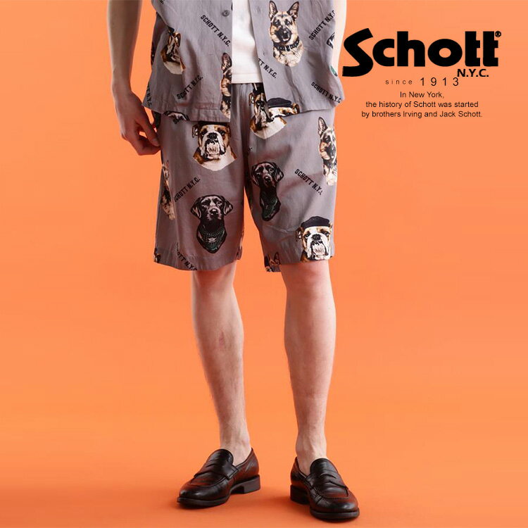 Schott/å  |HAWAIAN SHORTS