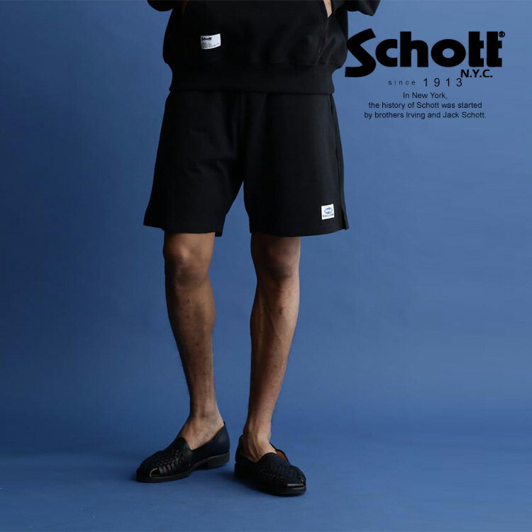 ★SALE |Schott/ショット 公式通販|WEB LIMITED|CUTSEW SHORTS/カットソー ショートパンツ 半ズボン ボトム ボトムス 5分丈 23ss ※セール品につき交換返品不可