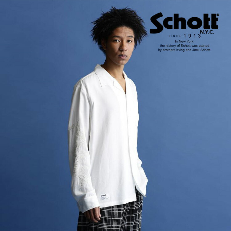 楽天Schott★SALE |Schott/ショット 公式通販|L/S SHIRT 