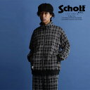 ★SALE ★SALE Schott/ショット 公式通販 PATTERNED JERSEY TRACK JACKET/パターン ジャージ トラック ジャケット アウター 羽織 上着 23ss ※セール品につき交換返品不可※セール品につき交換返品不可