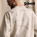 ★SALE |Schott/ショット 公式通販 |WEB LIMITED/FADE STAMP SWEAT/フェード スタンプスウェット 23FW ※セール品につき交換返品不可