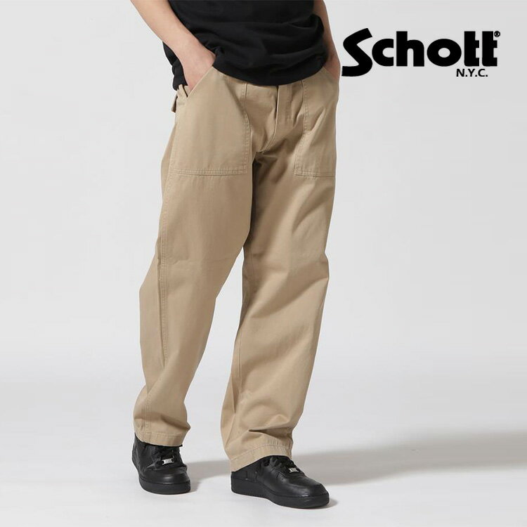 Schott/ショット 公式通販 |CLASSIC BAKER PANTS/クラシック ベイカーパンツ カジュアルパンツ フルレングス ボトムス ズボン 23ssのサムネイル