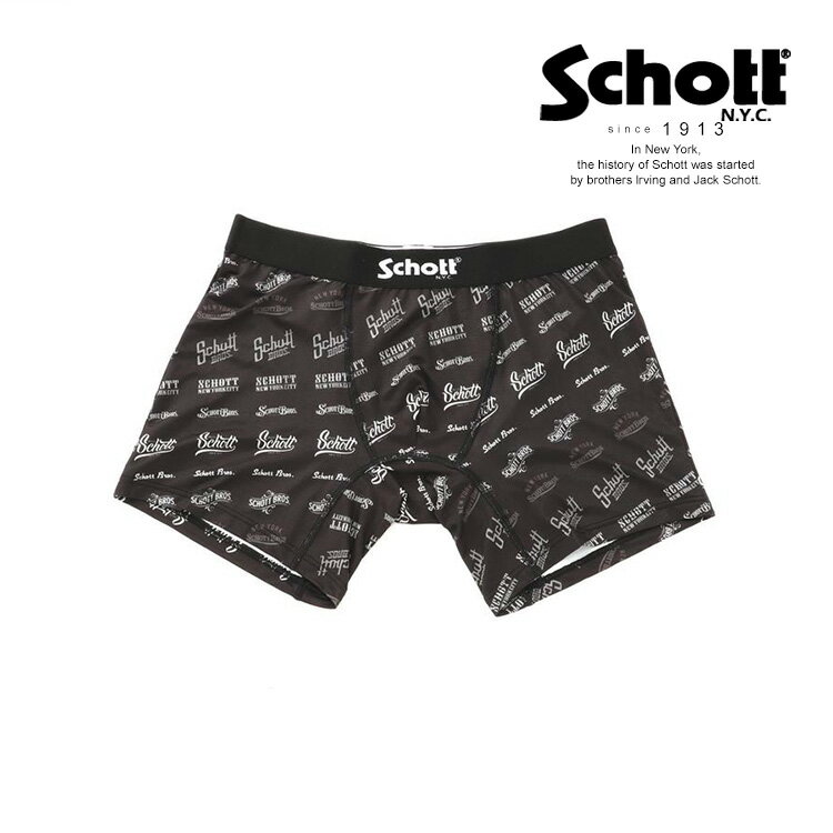 Schott/ショット 公式通販 |BOXER PANTS ARCHIVE LOGO/ボクサーパンツ アーカイブ ロゴ 下着 アンダーウェア