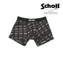 Schott/ショット 公式通販 BOXER PANTS ARCHIVE LOGO/ボクサーパンツ アーカイブ ロゴ 下着 アンダーウェア