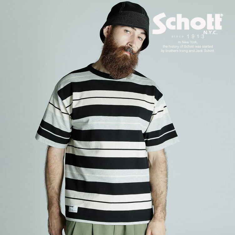 Schott/ショット 公式通販 |O.G. BORDER T-SHIRT/ボーダーTシャツのサムネイル