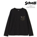 Schott/ショット 公式通販 |LETHER POKET LS TEE/レザーポケット ロングスリーブ Tシャツ