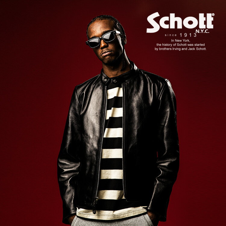 楽天市場】schott シングルライダースの通販 楽天市場】schott シングルライダースの通販