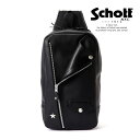 Schott/Vbg ʔ |RIDERS SLING BAG/C_[X XOobO