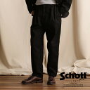 ★SALE Schott/ショット 公式通販 TC DOUBLE PLEATED WIDE PANTS/2タック パンツ