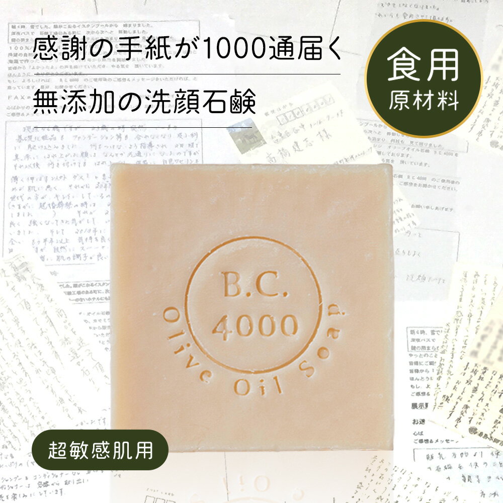 超敏感肌用 BC4000 洗顔石鹸 (100g×1) 