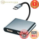 【楽天ランキング1位獲得】USB C HDMI 変換アダプタ【DP Alt モード+ Thunderbolt3/4対応】USB C to HDMI ディスプレイ...