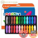 YPLUS ピーナッツクレヨン 24色 水で落とせる 子供用クレヨン 安全 手が汚れない 落書き 塗り絵 描き用 入園・入学お祝い プレゼント