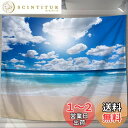 U-SITU タペストリー 壁掛け 壁飾り 青海 白雲 青空 自然景色 オシャレ 背景 多機能 布ポスター インテリア 雰囲気転換(サイズ:長さ100cm x 幅150cm)カラー:GT0052A