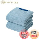 Christy ミニバスタオル 2枚セット コットン100% 約50×100cm 吸水速乾 ラグジュアリー ホテルライク ふっくら タオル 綿 Pimlico Sky Blue