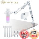 CACENCAN M06 マイク アーム スタンド マイク ブームアームスタンド マイクスタンド アーム 耐荷重:1.8kg マイククリップ&3/8