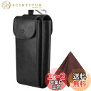 Fintie メガネケース メガネポーチ PUレザー製 メガネふき2枚 眼鏡2本収納可能 カラビナフック付き 防水 擦り傷防止 落下紛失防止 小物入れ 持ち運び...