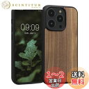 kwmobile スマホケース Apple iPhone 14 Pro対応 ケース - 木製 携帯ケース TPUバンパー - ナチュラル ウッド スタイル