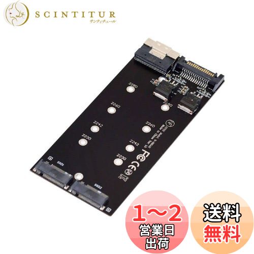 Cablecc ǥ奢2X NVME M.2 AHCI饹饤PCIE Express 3.0 4.0 SFF-8654 8X R...