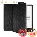 Miimall Kindle Paperwhite 第11世代 ケース 2021Newモデル Kindle Paperwhite 第11世代 カバー ハンドストラップ付き スマートOFF/ON マグネット開閉 防衝撃 PUレザー Kindle Paperwhite 2021対応(ブラック)