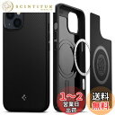 Spigen iPhone13Miniケース Magsafe マグネット搭載 米軍MIL規格取得 耐衝撃 重さ30g TPU 滑り止め ワイヤレス充電対応 すり傷防止 マグ・アーマー ACS03680 (マット・ブラック)