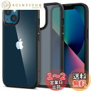 Spigen iPhone13Miniケース 半透明 耐衝撃 米軍MIL規格取得 マット感 黄変なし さらさら 指紋防止 2重構造 TPU バンパーケース すり傷防止 ワイヤレス充電対応 ウルトラ・ハイブリッド マット ACS03625 (フロスト・ブラック)