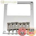 Musiclily Pro弦ピッチ10.8mm テレキャスターハムバッカーブリッジ 6WAYステンレススチールサドルTLエレキギター用、クローム