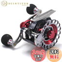 Wellvie classy カセ釣り 筏リール ヘチ釣り タコ イカ 2.6:1 10BB 落とし込み 筏用片軸リール タイコリール レベルワインダー付き(レッド)