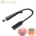 fine-R タイプC USB-C 入力 DC 7.4×5.0 変換 HP 専用 ヒューレットパッカード ノートパソコン PD 充電 TYPE-C 変換アダプター AC 充電 電源 ケーブル (PL保険加入品) (CA 7450HP)(2)