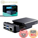GeeekPi Raspberry Pi 4ケースArgon NEOブラックアルミニウム合金スライド式磁気トップヒートシンク付きRaspberry Pi 4 Bケースエンクロージャ