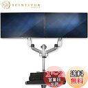 StarTech.com ウォールマウント昇降デスク/2面モニターアー...(3)