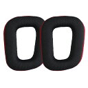 kwmobile 2x ヘッドホンカバー Logitech G430 / G35 / G930 / F450対応 交換用イヤーパッド - クッション PUレザー...
