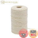 Tenn Well 綿ロープ, 300M 丈夫タコ糸 手芸用 紐 マクラメ ロープ 盆栽 園芸 工芸品 飾りなどに (ベージュ)