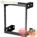 StarTech.com 12U ウォールマウント19インチサーバーラック 2ポストオープンフレーム/壁掛け式 奥行き12インチ RK12WALLO