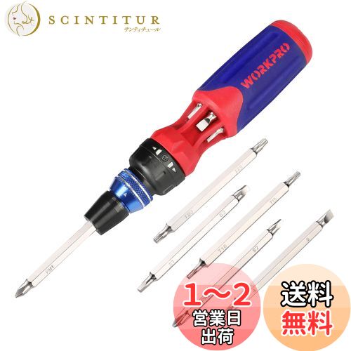 WORKPRO إɥ饤Сå 12in1 ӥå6 åȥɥ饤С  6.35mm å꡼...