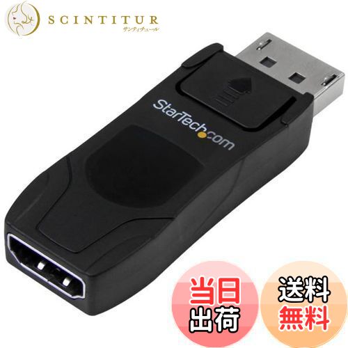 【送料無料】StarTech.com DisplayPort - HDMI 変換アダプタ 4K対応 DP2HD4KADAP