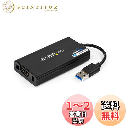 StarTech.com USB 3.0бHDMIǥץ쥤ץ/4K30Hzб/USB Type-A³/DisplayLink...