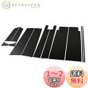 BRIGHTZ セレナ C25 超鏡面ステンレスブラックメッキピラーパネル エアロバイザー有用 12PC 【 PIL-BLA-224 】 NC25 CNC25 CC25 NC CNC CC 25 5103
