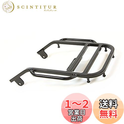 ライディングスポット(RIDING SPOT) リアキャリア スチール製 288×150mm ブラック D-TRACKER [ディートラッカー](-07) KLX250SR(-07)