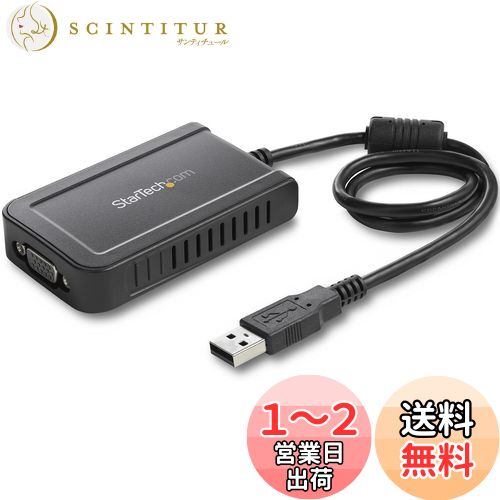 StarTech.com USB - VGA ǥץ쥤Ѵץ 1920x1200 ޥ˥ץ USB2VGAE3 ...