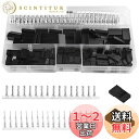 WMYCONGCONG 50セット 450個 JR Hitec用 サーボコネクタープラグ 2.54mmピッチ 3ピン ユニバーサルサーボケーブルワイヤコネクタ オスメス圧着ピン圧着工具セット