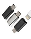 ライトニング メス Typec オス プラグ アダプター (3個セット)対応Apple iPhone15 Pro Max 対応iPad Lightning US...