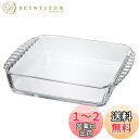 HARIO(ハリオ) 耐熱ガラス製 スクエア皿 2000mL BUONO kitchen グラタン皿 日本製 クリア HKOZ-200-BK