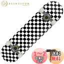Yioufanスケートボード 8層のカナダのカエデ材31x8インチ 子供/大人用 プロ/初心者用 高精度四輪集中力や平衡感覚育成 スケボ (黒と白)