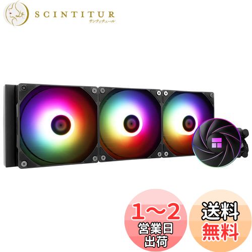 THERMALRIGHT AQUA ELITE 360 BLACK ARGB CPU䥯顼CPU󥵥360120mm PW...