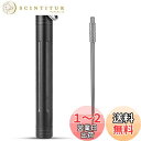 TIMULTI チタン つまようじ入れ 携帯 爪楊枝ケース 軽量便利 アウトドア 野外 山登り(チタン 爪楊枝入れ*1個 + チタン爪楊枝) (ブラック)