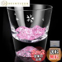 富士山グラス ロックグラス 桜切子 高級 職人手作り 桐箱入り 日本酒 ビール ウイスキー グラス おしゃれ お祝い 結婚祝い 還暦祝い プレゼント ギフト 贈...