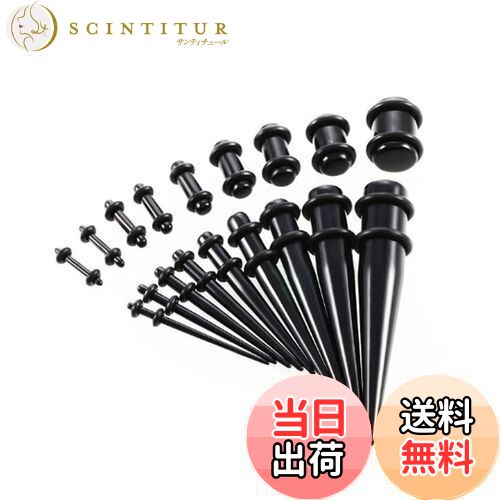 【送料無料】[DFsucces] 拡張器 ダブルフレア 耳拡張 拡張ピアス 軽量 ピアス 金属アレルギー対応 男女..