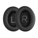 【送料無料】kwmobile 2x ヘッドホンカバー Bose QuietComfort 45 / QC45対応 交換用イヤーパッド - クッション PUレザー 黒色