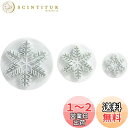 LIHAO クッキー 型 クリスマス 型抜き 抜き型 雪の結晶 3個セット ケーキモールド